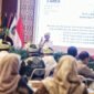 Gubenur Kepri Ansar Ahmad memberikan kata sambutan pada Pengukuhan Dewan Pengurus KADIN Provinsi Kepulauan Riau masa bakti 2026-2031 di Aula Wan Seri Beni, Dompak, Selasa (16/6/2026). Foto: Diskominfo Kepri