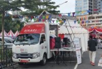 Mbil Edukasi Keuangan (SIMOLEK) saat gelaran Creative and Innovative Riau Islands Carnival (CERNIVAL) 2026 yang berlangsung di Harbour Bay Downtown, Batam, pada 24–26 Juli 2026. Foto Istimewa