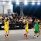 PertandinganTiimnas Indonesia Balige VS Serbia UB FIBA 3x3 Challengers Batam 2026, di Dataran Engku Putri, Sabtu (25/7/2026) malam. 