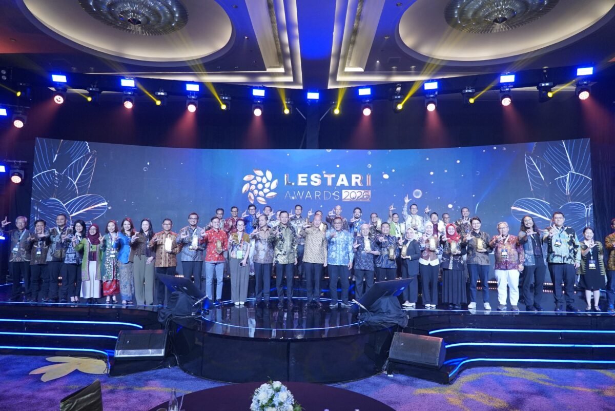 PT Telkom Indonesia (Persero) Tbk (Telkom) meraih Lestari Award 2026 kategori Talent Management berkat program People Development Plan (PDP). Foto: Istimewa
