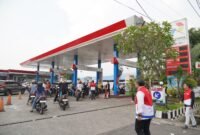 Pelayanan di SPBU pun kini berlangsung lebih lancar dan efektif. Foto: Istimewa
