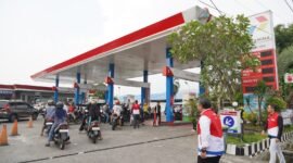 Pelayanan di SPBU pun kini berlangsung lebih lancar dan efektif. Foto: Istimewa