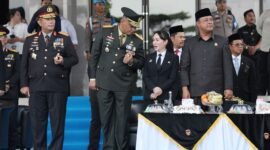 Hari Bhayangkara ke-80 di Lapangan Bhayangkara Polda Kepulauan Riau, Rabu (1/7/2026). Foto: Humas Diskominfo Batam