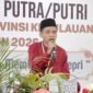 Salah seorang peserta kafilah Batam tampil di MTQ XII Kepri. Foto: Humas Diskominfo Batam