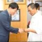 Wali Kota Batam Amsakar Achmad menerima audiensi Traverse Edu dan delegasi Jeonju Vision College di Kantor Wali Kota Batam, Senin (27/7/2026). Foto: Humas Diskominfo Batam
