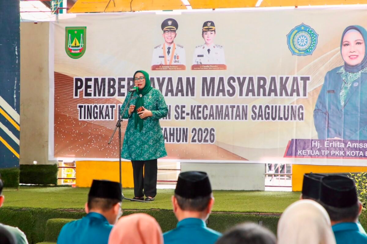 Ketua TP-PKK Batam, Erlita Amsakar. Foto: Humas Diskominfo Batam