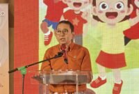 Menteri Kebudayaan (Menbud) Fadli Zon dalam Festival Generasi Berani Exploring dalam rangka Hari Anak Nasional 2026, di Cibis Park  Foto: Audie Ichsan InfoPublik/Igid Ditjen KPM Kemkomdigi