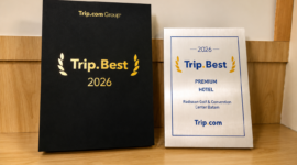 Radisson Golf & Convention Center Batam kembali mencatat prestasi dengan meraih penghargaan Trip.Best Premium Hotel 2026 dari Trip.com. Foto: Istimewa
