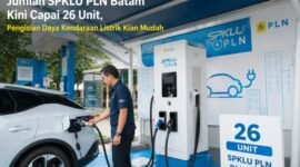 Stasiun Pengisian Kendaraan Listrik Umum (SPKLU) berteknologi Ultra Fast Charging di Kantor PLN Batam, Batam Centre. Foto: Istimewa