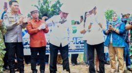 Pemprov Kepri Bangun 2 SMK Baru di Kota Batam, Gubernur Ansar Lakukan Peletakan Batu Pertama di SMKN 13 Kota Batam, Tanjung Buntung, Bengkong, Senin (13/7/2026). Foto: Diskominfo Kepri