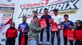 Pertamax Turbo Aspira Premio MotoPrix Region A Sumatera Putaran 4 di Sirkuit NP Lanud Sultan Iskandar Muda, Blang Bintang, Aceh Besar, 27–28 Juni 2026. Foto: Istimewa