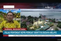 Gubernur Kepri Ansar Ahmad memaparkan sejarah panjang Pulau Penyengat sebagai pusat peradaban Melayu sekaligus salah satu tonggak penting lahirnya Bahasa Indonesia dalam program Jurnal Nusantara Kompas TV bertajuk “Pulau Penyengat Perkuat Identitas Budaya Melayu”, Sabtu (4/7/2026). Foto: Istimewa