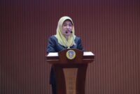 Sekdaprov Kepri Misni menyampaikan jawaban Pemerintah Provinsi Kepri terhadap Pandangan Fraksi DPRD terhadap Ranperda Pengelolaan Barang Milik Daerah di DPRD Kepri, Selasa (21/7/2026). (Humas Sekwan Kepri)