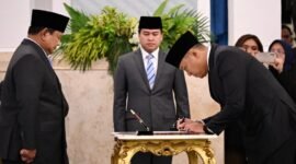 Presiden Prabowo Subianto secara resmi melantik Sudaryono sebagai Kepala Badan Gizi Nasional (BGN) di Istana Negara, Jakarta, pada Rabu (22/7/2026). Foto: BPMI Setpres/Cahyo
