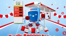 MyPertamina melalui Promo Tarik Benang dan Aktivasi Tebus Murah di sejumlah SPBU. 