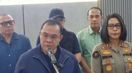 Wakabareskrim Polri Irjen Pol Nunung Syaifuddin, saat memberikan keterangan pers di Polresta Barelang, Minggu (16/8/2026) siang.