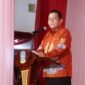 Gubernur Kepri Ansar Ahmad menyampaikan sambutan pada Malam Ramah Tamah dan Hiburan Peringatan HUT ke-81 RI di Gedung Daerah, Tanjungpinang, Senin (17/8/2026) malam. Gubernur Ansar mengajak seluruh warga Kepri untuk menjaga kerukunan.Foto:  Diskominfo Kepri