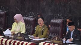 Ketua DPR RI Puan Maharani dalam Sidang Bersama DPR RI-DPDRI di Gedung DPR-MPR RI Senayan, Jakarta. (foto: Amiri Yandi/InfoPublik.id/KPM Kemkomdigi)

