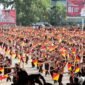  Upacara Peringatan Hari Pramuka ke-65 Tingkat Kota Batam di Dataran Engku Putri, Batam Center, Selasa (18/8/2026). Foto: Humas Dikominfo Batam