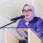 Ketua Dekranasda Kota Batam, Erlita Amsakar, membuka pelatihan desain fesyen di Gedung Dekranasda Kota Batam, Selasa (18/8/2026). Foto: HumasDiskominfo Batam