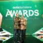 Wali Kota Batam, Amsakar Achmad, bersama Chairman dan Pendiri CT Corp, perusahaan induk yang menaungi detik.com melalui Trans Corp, Chairul Tanjung, saat menerima penghargaan Detik Sumatera Awards 2026 di Jakarta, Jumat (28/8/2026). Foto: Humas Diskominfo Batam