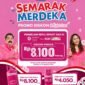 Semarak Merdeka untuk pembelian isi ulang Bright Gas melalui Klik Indomaret, promo berlangsung 15–23 Agustus 2026 dengan diskon hingga Rp8.100 per tabung. Foto: Istimewa