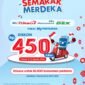 Potongan harga Rp450 per liter untuk pembelian Pertamax Turbo, Pertamax, dan Pertamina Dex melalui aplikasi MyPertamina pada 17–18 Agustus 2026.