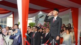 Kepala OJK Kepri Sinar Danandjaya menyampaikan hal itu saat menjadi pembina upacara peringatan HUT ke-81 Kemerdekaan RI di Batam, Senin (17/8/2026). Foto: Istimewa