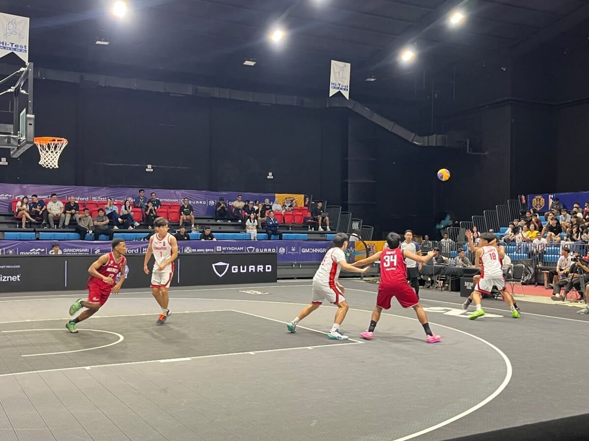 Enam negara ASEAN menguji talenta muda mereka pada SEABA U17 3x3 Championship 2026 di HI Test Arena Batam, Sabtu (19/09/2026). Foto: Metroposid