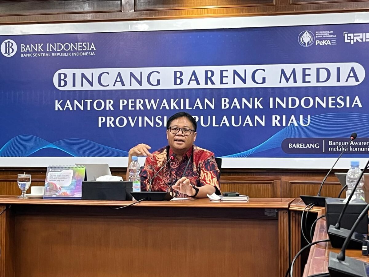 Kepala Perwakilan BI Kepri Rony Widijarto P. Foto: Metroposid