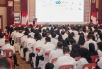 Sekdaprov Kepri Misni, membuka Orientasi Pegawai Pemerintah dengan Perjanjian Kerja Angkatan V Tahun 2026 diikuti 3.481 PPPK di lingkungan Pemerintah Provinsi Kepulauan Riau di Aula Wan Seri Beni, Dompak, Tanjungpinang, Rabu (16/9/2026). (Angga/BIRO ADPIM KEPRI)