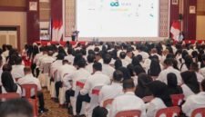 Sekdaprov Kepri Misni, membuka Orientasi Pegawai Pemerintah dengan Perjanjian Kerja Angkatan V Tahun 2026 diikuti 3.481 PPPK di lingkungan Pemerintah Provinsi Kepulauan Riau di Aula Wan Seri Beni, Dompak, Tanjungpinang, Rabu (16/9/2026). (Angga/BIRO ADPIM KEPRI)