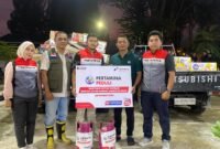Pertamina menyalurkan sembako, kebutuhan pengungsi, perlengkapan ibu dan anak, serta LPG untuk mendukung operasional dapur umum. Bantuan tersebut disalurkan pada Rabu (23/9/2026). Foto: Istimewa