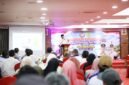 Wali Kota Batam, Amsakar Achmad, menyampaikan sambutan saat menghadiri Pengukuhan Pengurus GMPP Kota Batam di Golden View Hotel, Bengkong, Sabtu (12/9/2026). Foto: Humas Diskominfo Kota Batam