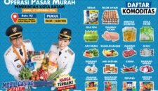Pemko Batam menggelar operasi pasar murah 15-17 September 2026.