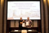 Kontrak sewa Fuel Delivery System (FDS) di Hotel Sheraton Grand Jakarta, Jumat (18/9/2026). Foto: Istimewa
