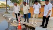 Anggota/Deputi Bidang Infrastruktur BP Batam, Mouris Limanto, didampingi Direktur Pembangunan Infrastruktur BP Batam, Wulung Dahana, Selasa (15/9/2026). Foto: Humas BP Batam