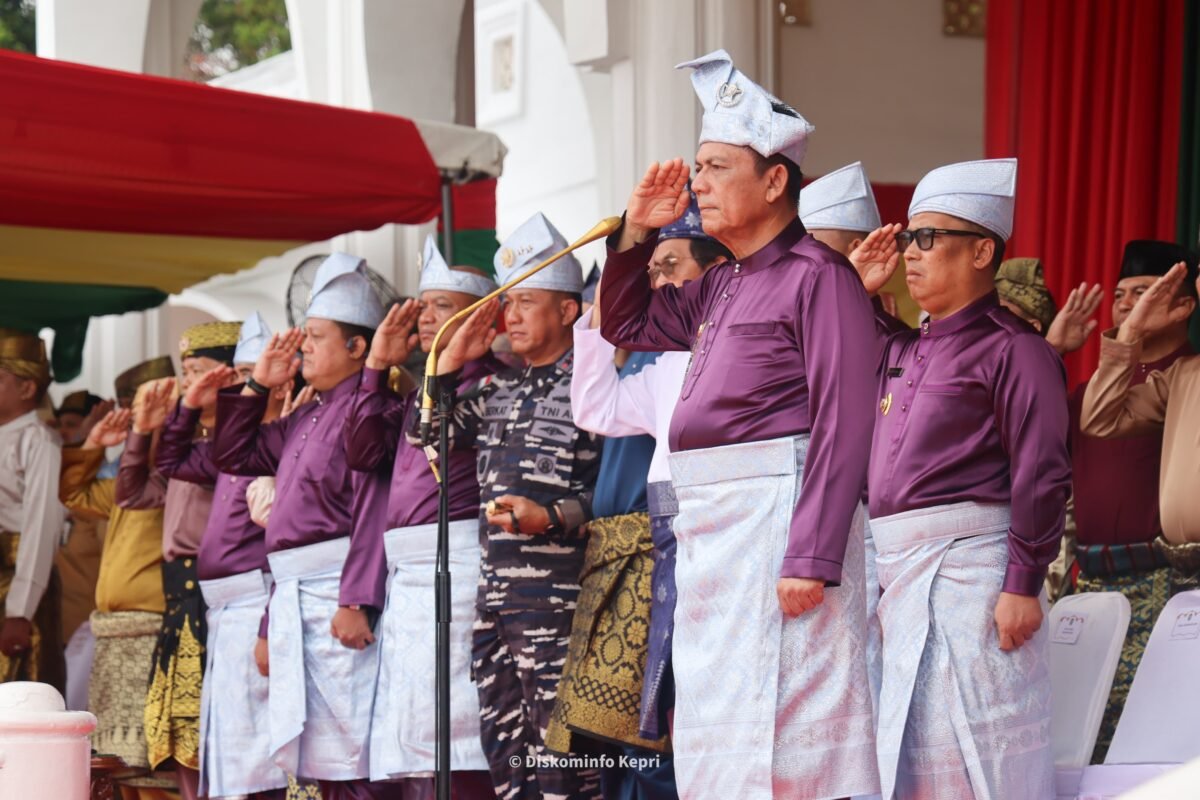 Upacara Peringatan Hari Jadi ke-24 Provinsi Kepulauan Riau tahun 2026 di halaman Gedung Daerah, Tanjungpinang, Kepri, Kamis (24/9/2026). (Enji/DISKOMINFO KEPRI)