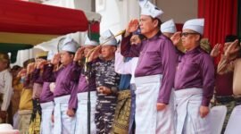 Upacara Peringatan Hari Jadi ke-24 Provinsi Kepulauan Riau tahun 2026 di halaman Gedung Daerah, Tanjungpinang, Kepri, Kamis (24/9/2026). (Enji/DISKOMINFO KEPRI)
