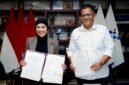  Menkomdigi Meutya Hafid usai menandatangani MoU kerja sama antara Indonesia dan India dalam mengembangkan teknologi telekomunikasi dan memperkuat ekosistem digital. Foto: Humas Kemkomdigi