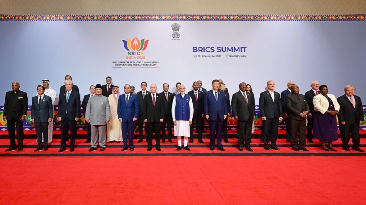  Presiden Prabowo Subianto mengikuti rangkaian hari kedua Konferensi Tingkat Tinggi (KTT) BRICS 2026 pada Minggu (13/9/2026), di Bharat Mandapam, New Delhi, Republik India. Foto: BPMI Setpres/Muchlis Jr