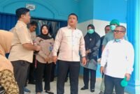 Wakil Gubernur Kepri Nyanyang Haris Pratamura mendampingi Wakil Kepala BGN Mayjen Trenggono meninjau SPPG yang berada di Batu Aji Tanjung Uncang dan SPPG di Sekupang Tanjung Riau 2, Kota Batam, Kamis (15/10/2026).