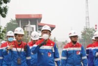 Wakil Direktur Utama I PT Pertamina Patra Niaga, Taufik Aditiyawarman, turun langsung meninjau Fuel Terminal (FT) Sei Siak, Pekanbaru, Rabu (14/10/2026). Foto: Istimewa
