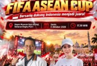 Pemko Batam gelar nobar Final FIFA ASEAN CUP 2026 di Dataran Engku Putri Batamcentre, Senin (5/10/2026). HUMAS DISKOMINFO BATAM / M RASYID J