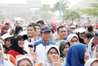 Wali Kota Batam, Amsakar Achmad, menghadiri Premier Day Selamat Pagi Batam Kotaku di halaman parkir Mall Botania 2, Sabtu (10/10/2026). Foto: Humas Diskominfo Batam