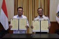 Penandatanganan dilakukan Gubernur Kepri Ansar Ahmad bersama Kepala Kanwil Ditjenpas Kepri M. Pithra Jaya Saragih dalam audiensi di Gedung Daerah Provinsi Kepri, Tanjungpinang, Selasa (6/10/2026). Foto: Humas Diskominfo Kepri