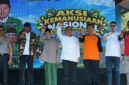Wakil Gubernur Kepri Nyanyang Haris Pratamura menghadiri Aksi Kemanusiaan Nasional digagas Pimpinan Wilayah Gerakan Pemuda Ansor Kepulauan Rian di Pantai Nongsa, Batam, Kamis (29/10/2026). (Ziqri)
